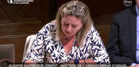 Audition de l'ambassadeur d'Israël : il ne s'agit en rien d'une audition de courtoisie